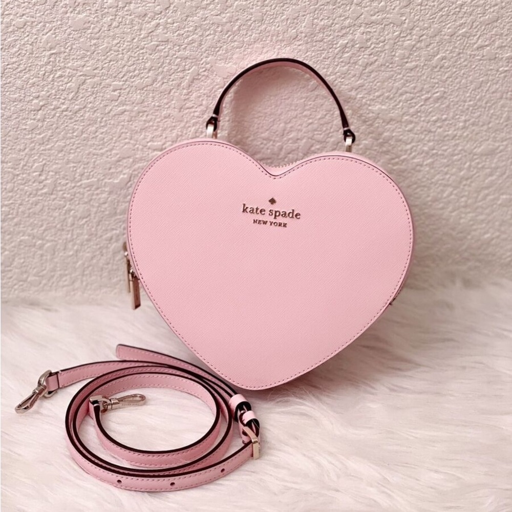 Kate Spade Love Shack Heart Purse - Light Pink